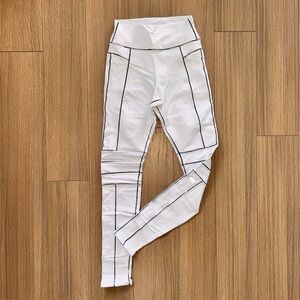 ALO YOGA: High Waist Endurance Leggings - White